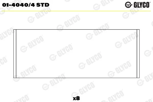 Švaistiklio indėklas GLYCO 01-4040/4 STD