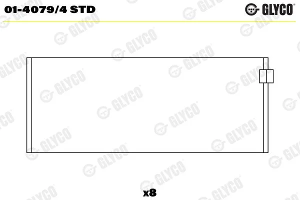 Švaistiklio indėklas GLYCO 01-4079/4 STD
