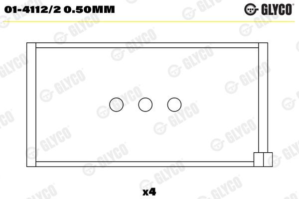 Guoliai dideliu galu GLYCO 01-4112/20.50MM