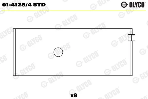 Švaistiklio indėklas GLYCO 01-4128/4 STD