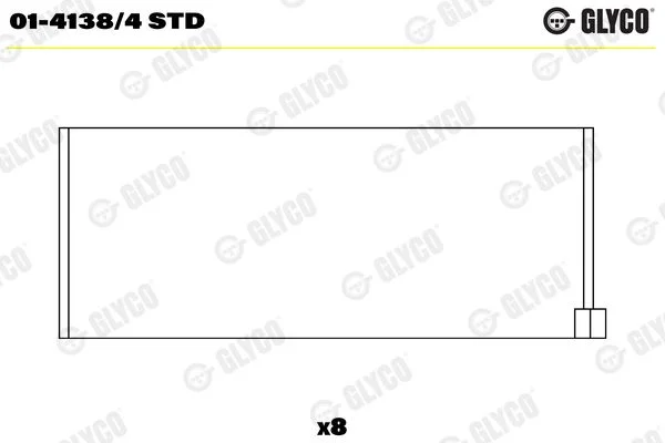 Švaistiklio indėklas GLYCO 01-4138/4 STD