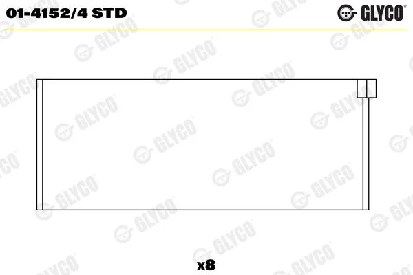 Švaistiklio indėklas GLYCO 01-4152/4 STD