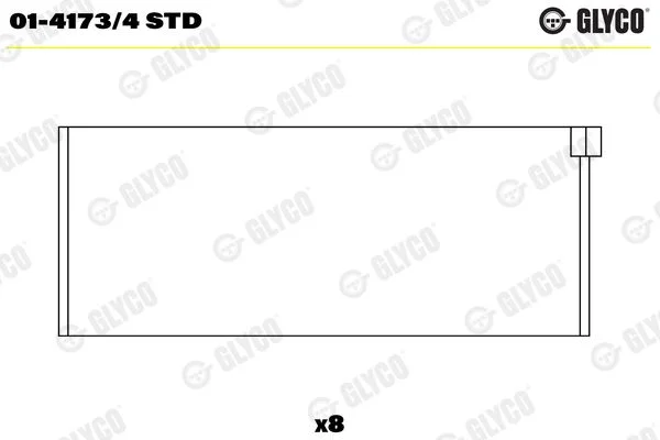 Švaistiklio indėklas GLYCO 01-4173/4 STD