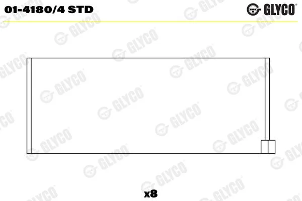 Švaistiklio indėklas GLYCO 01-4180/4 STD