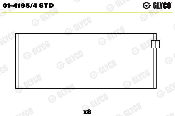 Švaistiklio indėklas GLYCO 01-4195/4 STD