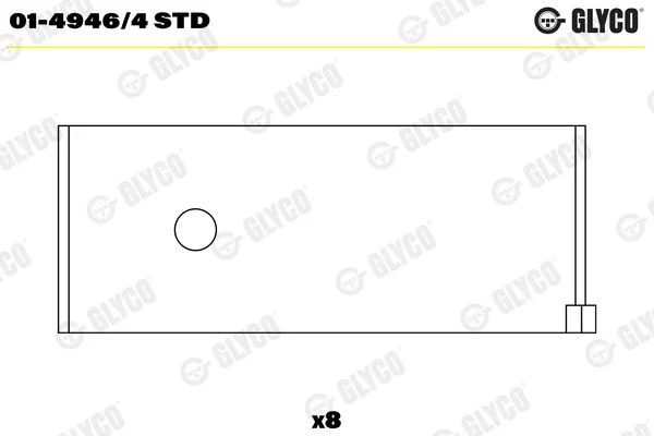 Švaistiklio indėklas GLYCO 01-4946/4 STD