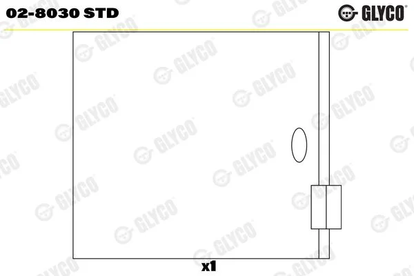 Įvorė, svirtis GLYCO 02-8030 STD