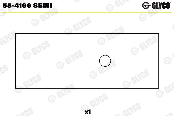 Small End Bushes, connecting rod GLYCO 55-4196SEMI