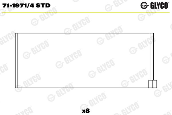 Guoliai dideliu galu GLYCO 71-1971/4 STD