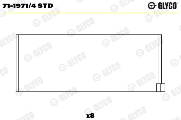 Švaistiklio indėklas GLYCO 71-1971/4 STD
