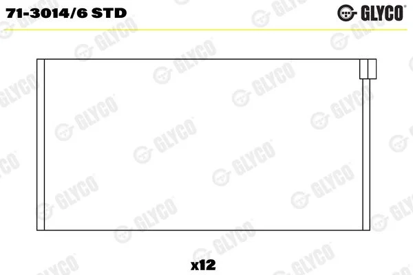 Švaistiklio indėklas GLYCO 71-3014/6 STD