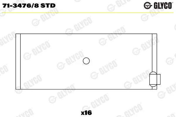Švaistiklio indėklas GLYCO 71-3476/8STD