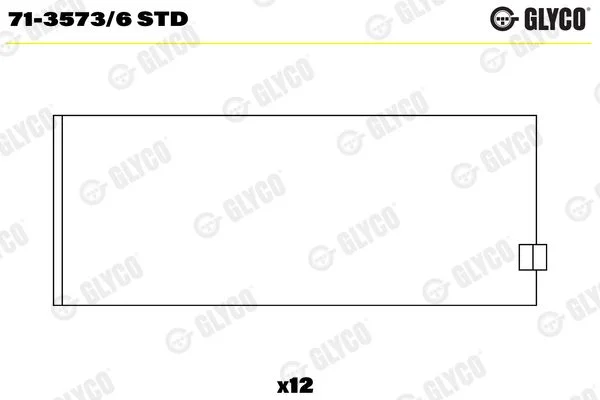 Švaistiklio indėklas GLYCO 71-3573/6 STD
