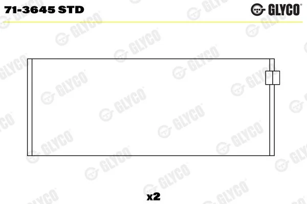 Švaistiklio indėklas GLYCO 71-3645 STD