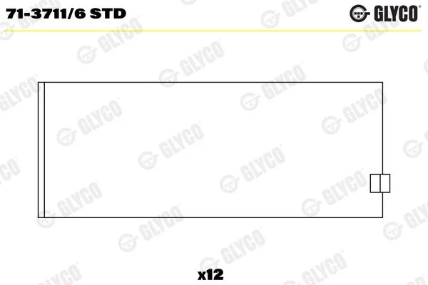 Švaistiklio indėklas GLYCO 71-3711/6 STD