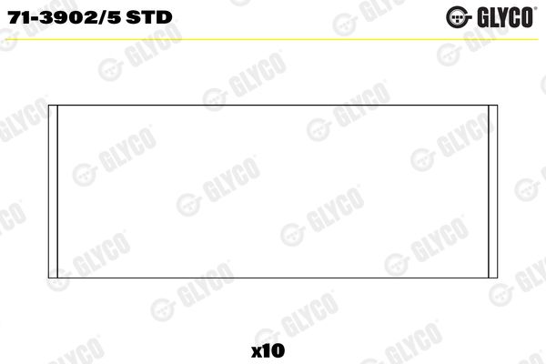 Guoliai dideliu galu GLYCO 71-3902/5 STD