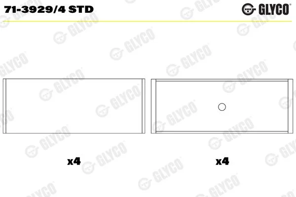 Švaistiklio indėklas GLYCO 71-3929/4 STD