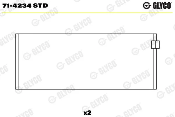 Švaistiklio indėklas GLYCO 71-4234 STD