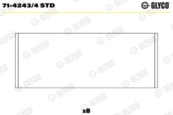 Švaistiklio indėklas GLYCO 71-4243/4STD