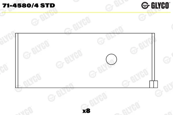 Švaistiklio indėklas GLYCO 71-4580/4 STD