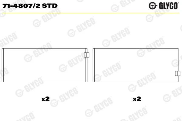 Švaistiklio indėklas GLYCO 71-4807/2 STD