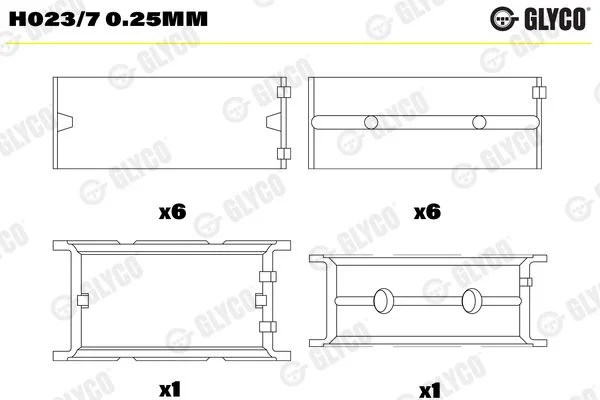 574 GLYCO H023/7 0.25mm