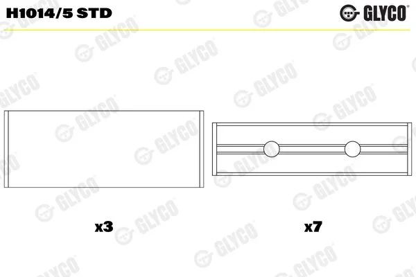 Alkūninio veleno indėklas GLYCO H1014/5 STD