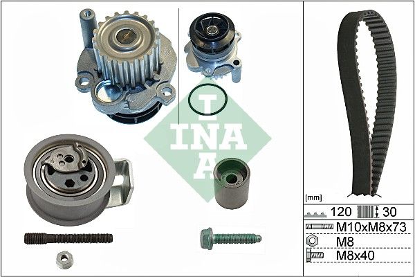 Водяний насос + зубчастий ремінь INA 530009131