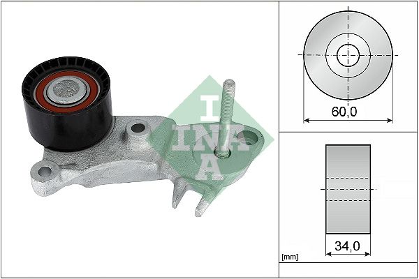Deflection/Guide Pulley, timing belt INA 532099910