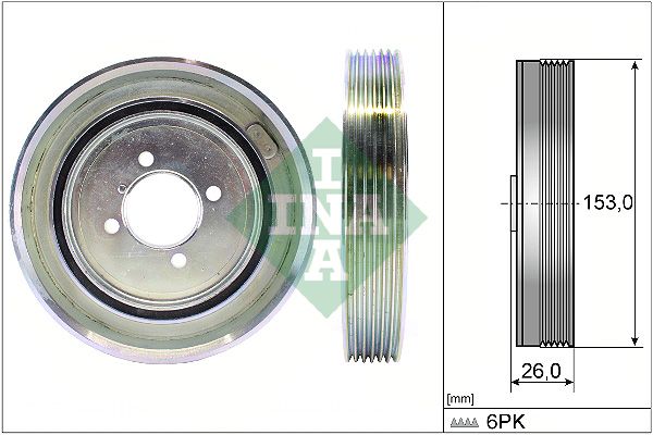 Belt Pulley, crankshaft INA 544004010