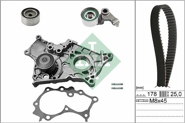 Water Pump & Timing Belt Kit INA 530 0422 30