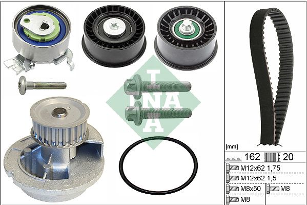 Water Pump & Timing Belt Kit INA 530 0441 31