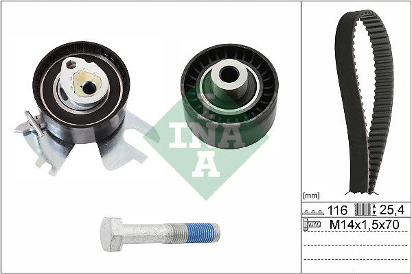 Timing Belt Kit INA 530044910