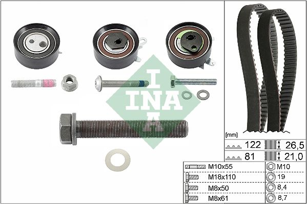 Комплект зубчастих ременів INA 530 0484 10