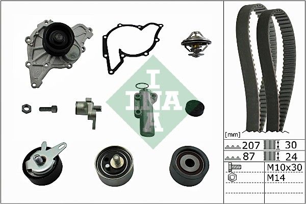 Water Pump & Timing Belt Kit INA 530 0539 30