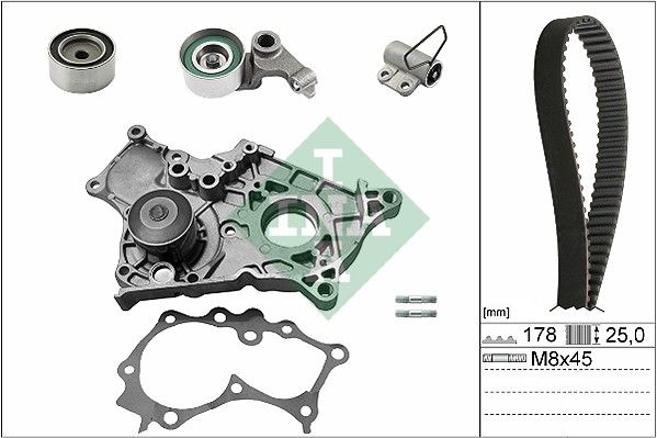 Water Pump & Timing Belt Kit INA 530 0543 30