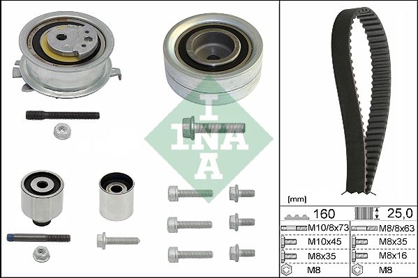 Timing Belt Kit INA 530 0550 10