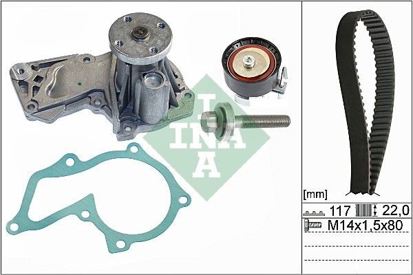 Water Pump & Timing Belt Kit INA 530 0605 30