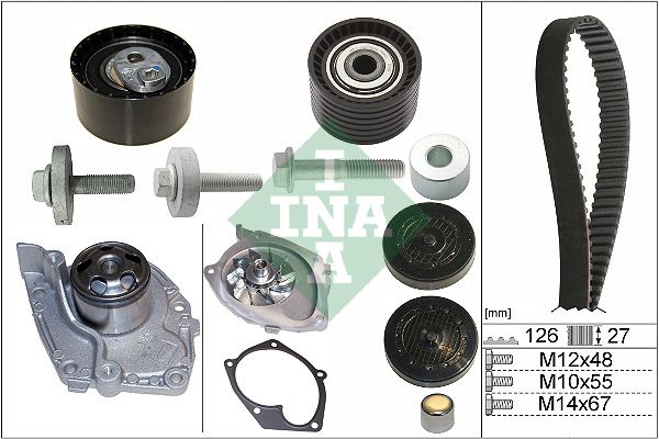 Water Pump & Timing Belt Kit INA 530 0638 30