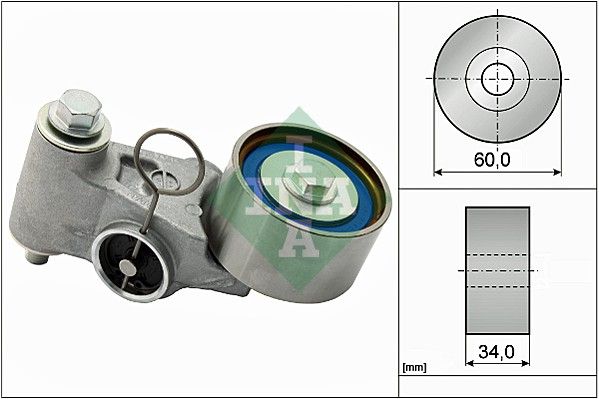 Tensioner Pulley, timing belt INA 531065520