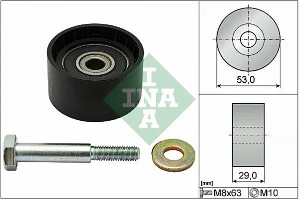 Deflection Pulley/Guide Pulley, timing belt INA 532 0287 10
