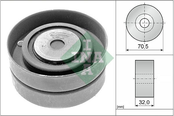 Deflection/Guide Pulley, timing belt INA 532 0426 10