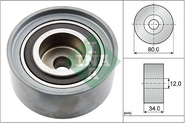 Deflection Pulley/Guide Pulley, timing belt INA 532 0527 10