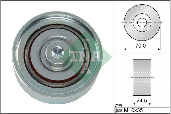 Kreipiantysis skriemulys, V formos rumbuotas diržas INA 532058310