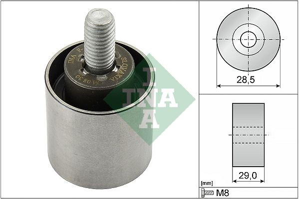 Deflection/Guide Pulley, timing belt INA 532066110