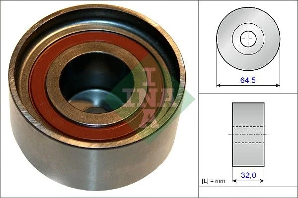 Deflection Pulley/Guide Pulley, timing belt INA 532 0675 10