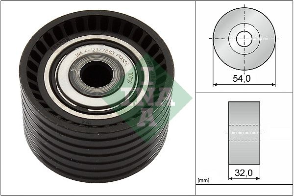 Kreipiantysis skriemulys, paskirstymo diržas INA 532 0774 10