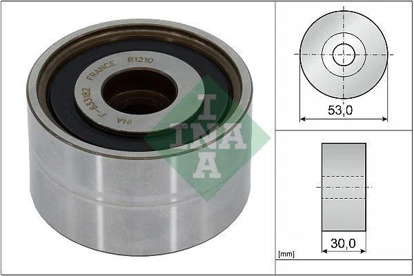 Deflection Pulley/Guide Pulley, timing belt INA 532 0885 10