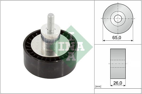 Kreipiantysis skriemulys, V formos rumbuotas diržas INA 532 0908 10