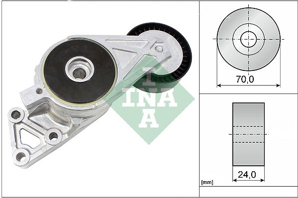 Belt Tensioner, V-ribbed belt INA 533 0076 30